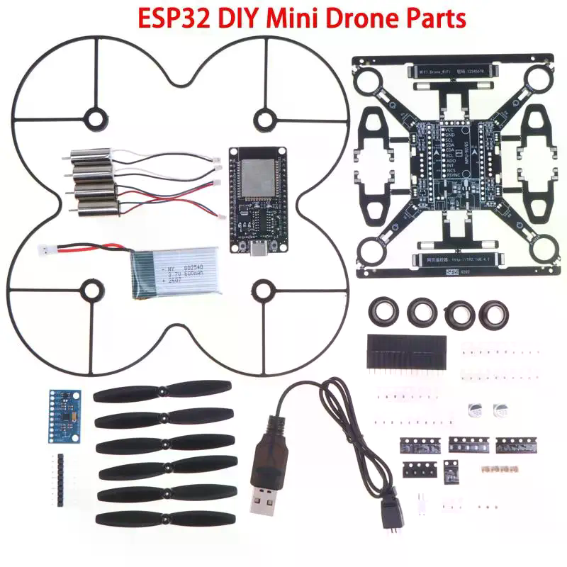 Drone Kit Octocopter - Kit Mini Drone Open‑Source ESP32, Quadricottero